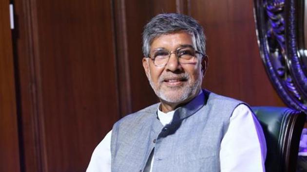 Nobel Peace Prize winner Kailash Satyarthi.(HT Photo)