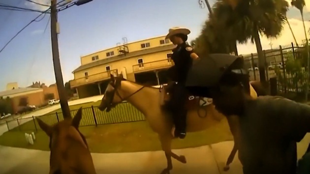 A still photo of the arrest captured by an onlooker and posted on social media went viral, prompting a public outcry. (AP Video/Youtube) A still photo of the arrest captured by an onlooker and posted on social media went viral, prompting a public outcry. (AP Video/Youtube)