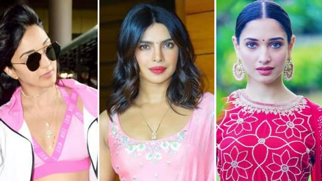 From athleisure, formals, co-ords, well-tailored dresses, the leggy lasses of Bollywood flaunted their love for pink in all shapes and forms, which begs the question: Is the rosy hue back in style?(Instagram)