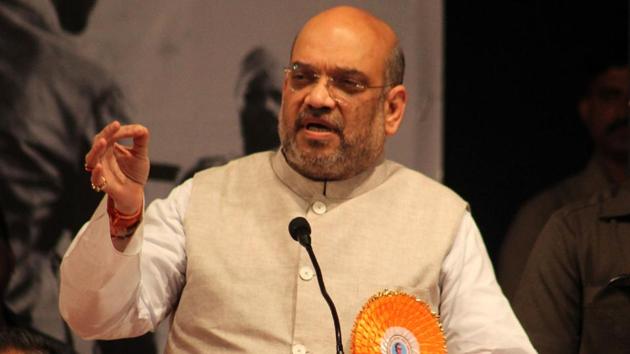 Jammu and Kashmir (J-K) will lead the country in terms of development over the next decade, Union home minister Amit Shah said. (Praful Gangurde/HT) Jammu and Kashmir (J-K) will lead the country in terms of development over the next decade, Union home minister Amit Shah said. (Praful Gangurde/HT)