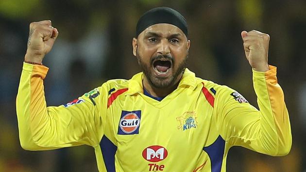 File image of Harbhajan Singh in action for CSK.(IPL Image)