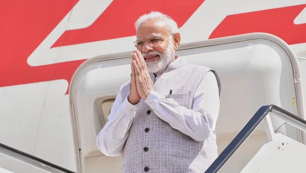 The new planes, South Block officials said, has been configured to give PM Modi some generous office space, meeting rooms and a wide array of communication systems. (Photo: Narendra Modi/ Twitter) The new planes, South Block officials said, has been configured to give PM Modi some generous office space, meeting rooms and a wide array of communication systems. (Photo: Narendra Modi/ Twitter)