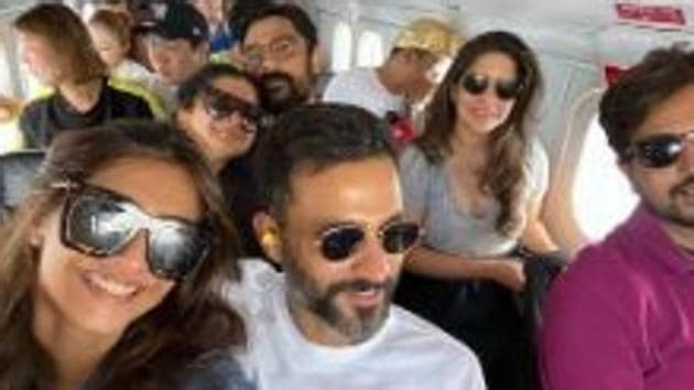 Sonam Kapoor and Anand Ahuja along with Rhea Kapoor and Karan Boolani are on holiday.