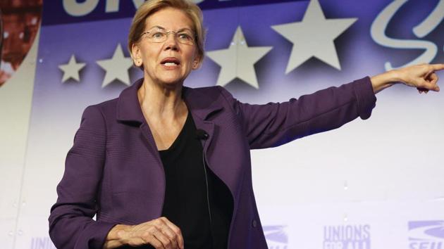 Senator and leading Democratic candidate for the presidential nomination Elizabeth Warren.(AP file photo) Senator and leading Democratic candidate for the presidential nomination Elizabeth Warren.(AP file photo)