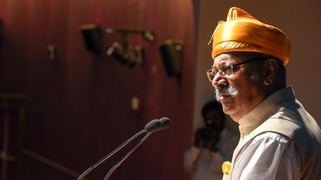 Shrinivas Patil, former governor of Sikkim and two times Member of Parliament (MP) (Sanket Wankhade/HT PHOTO) Shrinivas Patil, former governor of Sikkim and two times Member of Parliament (MP) (Sanket Wankhade/HT PHOTO)