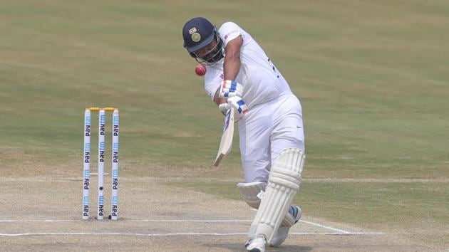 India's Rohit Sharma plays a shot(AP) India's Rohit Sharma plays a shot(AP)