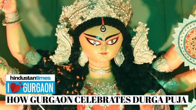 <p>Durga Puja is a widely celebrated festival in Gurugram with over 40 communities joining in to usher the goddess. Here's a look at some of the unique ways in which the millennium city celebrates the festival.</p>