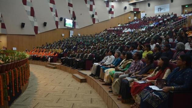 Audience at 7th convocation at IIT Mandi.(Handout)