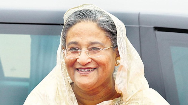 The Congress said Gandhi accepted Hasina’s invitation to visit her country for commemoration of the 50th anniversary of Bangladesh’s liberation.(HT image)