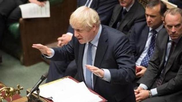 Britain's Prime Minister Boris Johnson speaks on Brexit. (Reuters Photo) Britain's Prime Minister Boris Johnson speaks on Brexit. (Reuters Photo)
