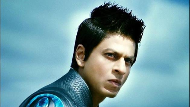 Shah Rukh Khan played a sentient robot in Ra.One.