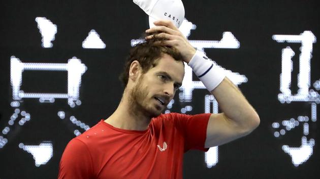 Andy Murray during the China Open.(AP)