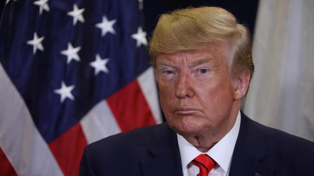 US President Donald Trump said the speech of Democratic Congressional leader Adam Schiff, who is initiating the proceedings against him, was a fraud.(Reuters image)