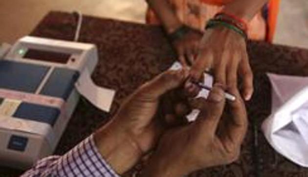 The number of booths have increased to 1,172 from 1,122 in Gurgaon for Haryana assembly elections 2019. (AP photo) The number of booths have increased to 1,172 from 1,122 in Gurgaon for Haryana assembly elections 2019. (AP photo)