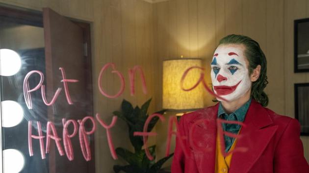 Joaquin Phoenix in a scene from the film, Joker.(AP)