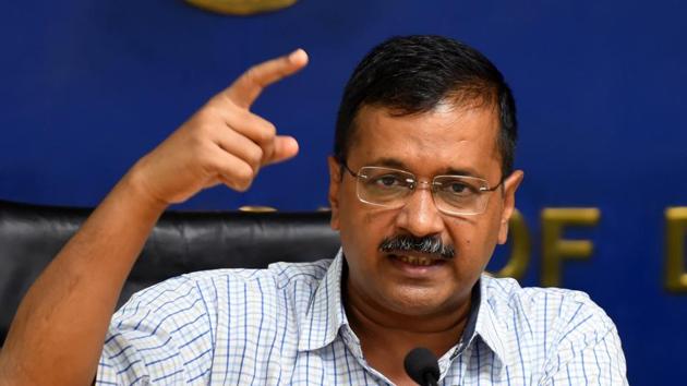 According to official sources in the Delhi government, chief minister Arvind Kejriwal was scheduled to leave for the summit at 2 pm on Tuesday.(Mohd Zakir/HT PHOTO)