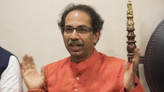 Uddhav hackeray attacked the state administration over the felling of trees in Aarey for a Metro car shed(Aalok Soni/HT PHOTO)