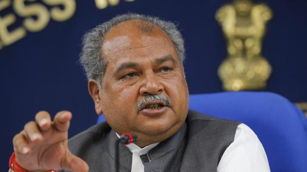 ‘Farmers interest is our priority,’ said agriculture minister Narendra Singh Tomar . (HT Photo) ‘Farmers interest is our priority,’ said agriculture minister Narendra Singh Tomar . (HT Photo)