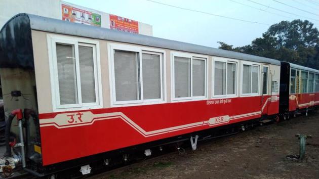 The new upgraded toy train was launched by the Indian Railways on January 26 on a trial basis.(HT Photo)