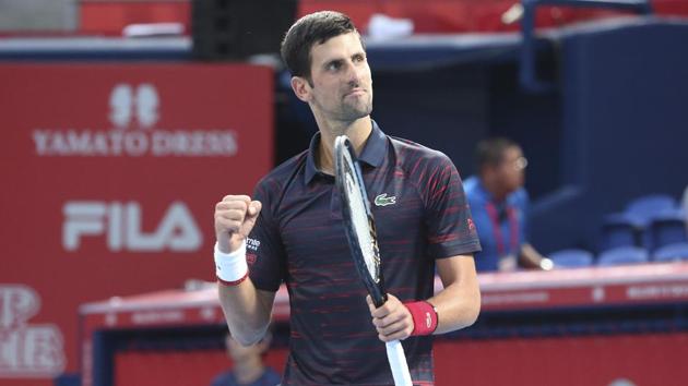 Novak Djokovic of Serbia(AP)