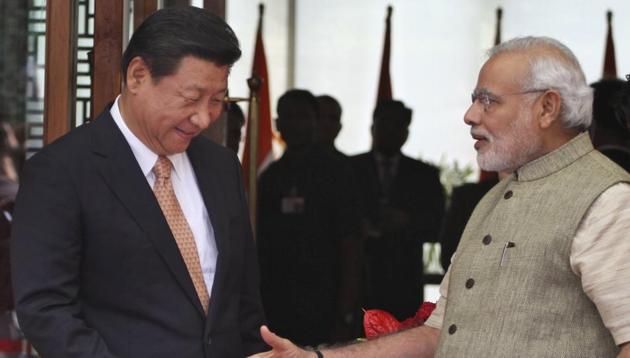 File photo of Indian Prime Minister Narendra Modi with Chinese President Xi Jinping(AP File)