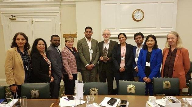 The Indian Overseas Congress condemened Labour Party leader Jeremy Corbyn’ s tweet.(Photo: @jeremycorbyn / Twitter)