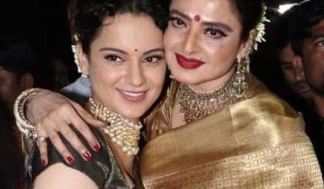 Rekha once called Kangana Ranaut ‘like her daughter’. Rekha once called Kangana Ranaut ‘like her daughter’.
