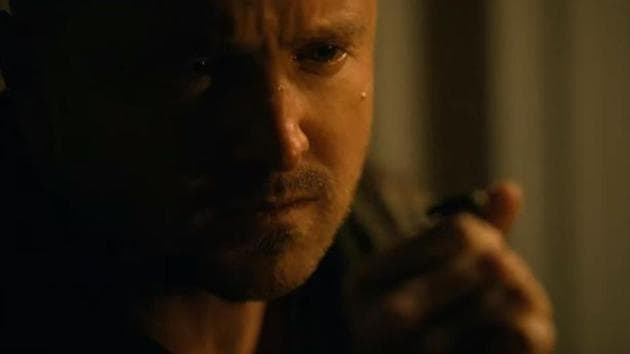 Aaron Paul in a still from El Camino.