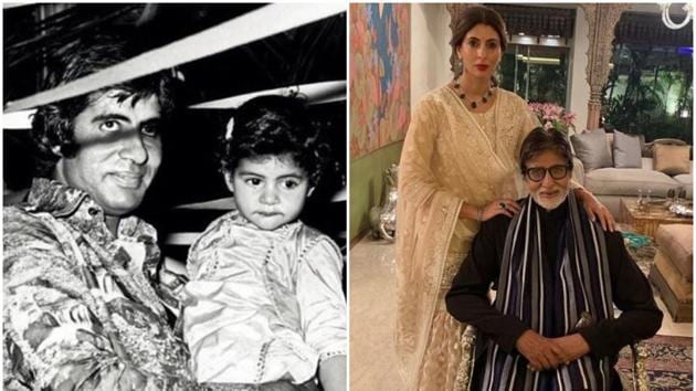 Amitabh Bachchan and his daughter Shweta Bachchan Nanda are pretty active on Instagram.(Instagram) Amitabh Bachchan and his daughter Shweta Bachchan Nanda are pretty active on Instagram.(Instagram)