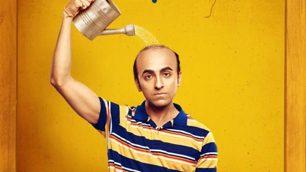 Ayushmann Khurrana plays a man suffering from premature balding in Bala.