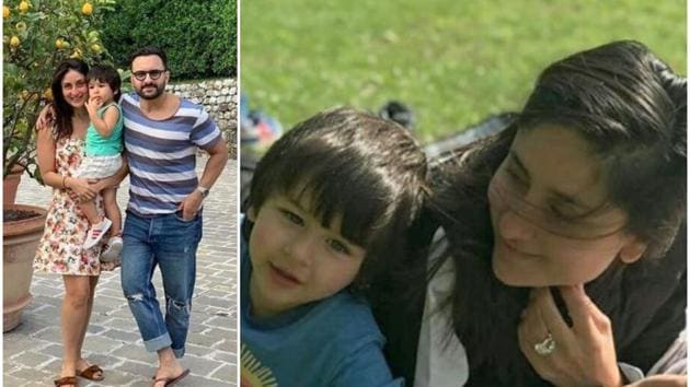 Kareena Kapoor with her son, Taimur Ali Khan and husband Saif Ali Khan. (Instagram) Kareena Kapoor with her son, Taimur Ali Khan and husband Saif Ali Khan. (Instagram)