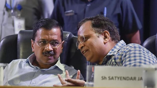 Delhi chief minister Arvind Kejriwal will address the C40 World Mayors Conference in Copenhagen on Friday through video conference. (PTI) Delhi chief minister Arvind Kejriwal will address the C40 World Mayors Conference in Copenhagen on Friday through video conference. (PTI)
