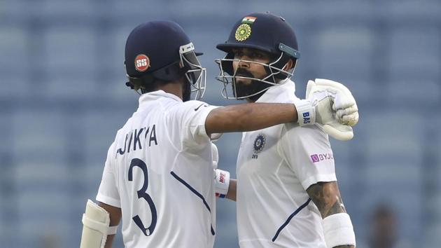 India captain Virat Kohli scored his hundred. (PTI) India captain Virat Kohli scored his hundred. (PTI)
