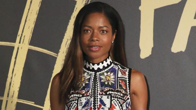 Naomie Harris poses for photographers upon arrival at the Fashion For Relief charity event in central London.(Vianney Le Caer/Invision/AP)