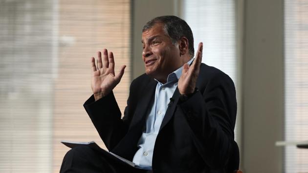 On October 1 President Lenin Moreno announces the end of government subsidies keeping down fuel costs, heralding price hikes of up to 123 percent. The measure is among reforms agreed with the International Monetary Fund that will allow indebted Ecuador to borrow $4.2 billion. (Francisco Seco / AP)