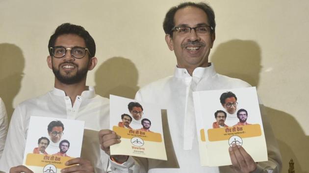 This is the manifesto for the entire state. There is a separate issue based manifesto for cities and areas which will be published soon, said Aditya Thackeray, Shiva Sena MLA candidate from Worli. (Kunal Patil/HT Photo) This is the manifesto for the entire state. There is a separate issue based manifesto for cities and areas which will be published soon, said Aditya Thackeray, Shiva Sena MLA candidate from Worli. (Kunal Patil/HT Photo)