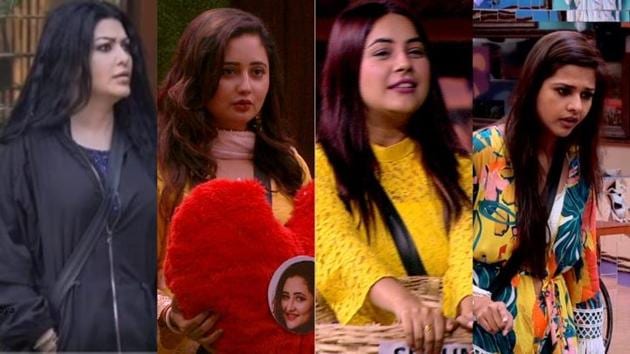 Bigg Boss 13 Weekend Ka Waar: Koena Mitra, Rashami Desai, Shehnaaz Gill and Dalljiet Kaur are nominated for eviction this weekend.