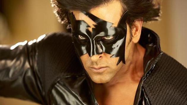 Hrithik Roshan as the superhero Krrish.