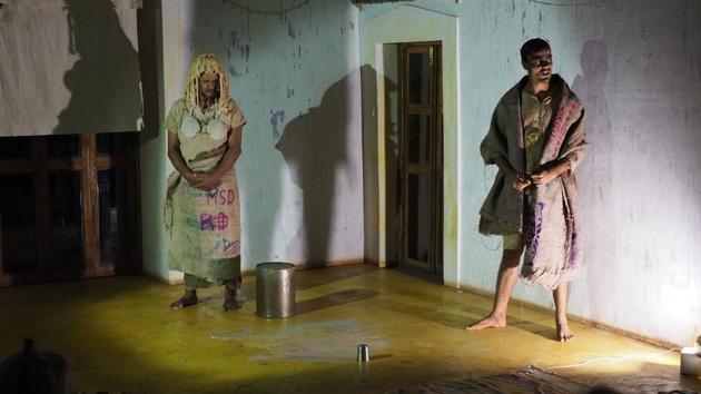 A still from the play ‘The Island’(HT PHOTO)