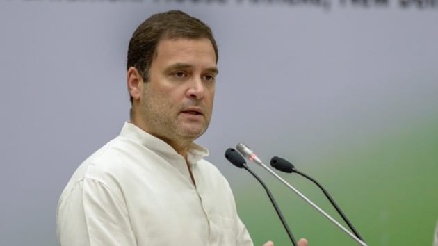 This is the first time the Gandhi will campaign for the Congress in the assembly elections after the party’s humiliating defeat in the April-May Lok Sabha election. He just returned from a trip abroad.(HT image)