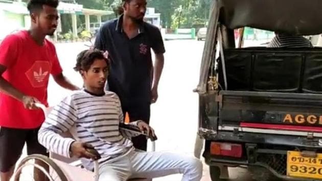 Anil Gochyat of steel city Rourkela had gone to an abandoned house to shoot a TikTok video with one of his friends. (HT PHOTO.) Anil Gochyat of steel city Rourkela had gone to an abandoned house to shoot a TikTok video with one of his friends. (HT PHOTO.)