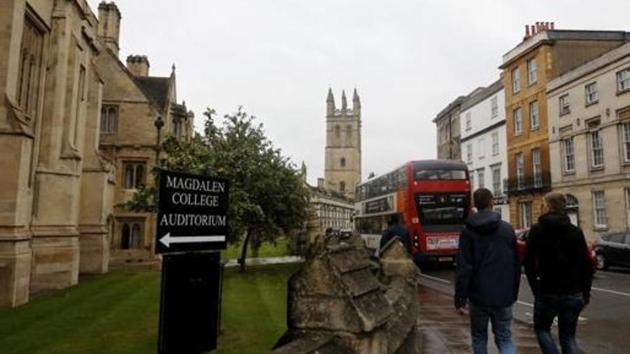 Oxford’s links with India go back to the sixteenth century. The Boden Chair in Sanskrit was created in 1832 and the first Indian students arrived in 1871. (AP PHOTO.) Oxford’s links with India go back to the sixteenth century. The Boden Chair in Sanskrit was created in 1832 and the first Indian students arrived in 1871. (AP PHOTO.)