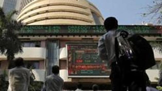 Screen displaying the Sensex results on the facade of the Bombay Stock Exchange (BSE) building in Mumbai. (REUTERS Photo) Screen displaying the Sensex results on the facade of the Bombay Stock Exchange (BSE) building in Mumbai. (REUTERS Photo)