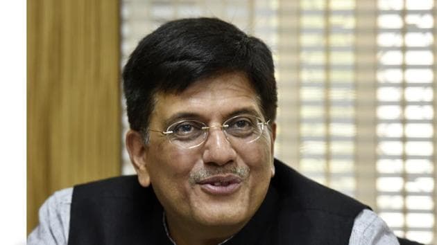 Goyal said that the Indian railways will be 100 percent electrically run by 2023.(Hindustan Times)