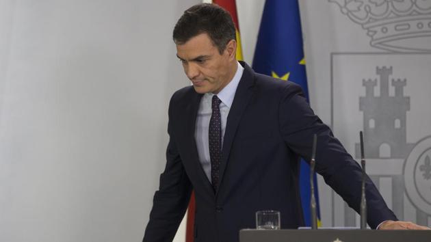 Earlier, acting Prime Minister Pedro Sanchez said the sentence signified the defeat of the independence movement, whose campaign has caused Spain’s most serious political crisis since the death of dictator Francisco Franco four decades ago. (Paul White / AP)