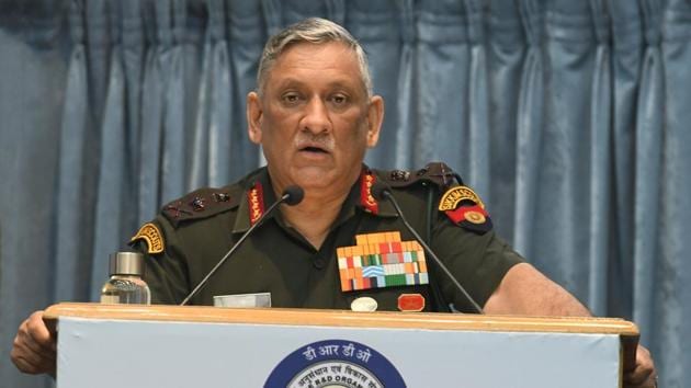 Batting for greater indigenisation in the military sector, Indian Army chief General Bipin Rawat on Tuesday asserted that India would fight and win the next war with locally produced weapons and systems.(Raj K Raj/HT PHOTO) Batting for greater indigenisation in the military sector, Indian Army chief General Bipin Rawat on Tuesday asserted that India would fight and win the next war with locally produced weapons and systems.(Raj K Raj/HT PHOTO)