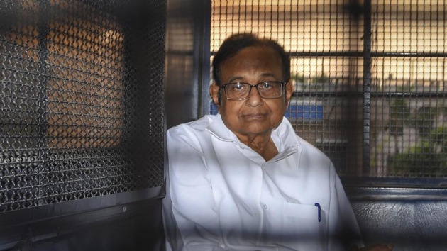Enforcement Directorate officials questioned P Chidambaram in Tihar jail in the INX Media case.(PTI) Enforcement Directorate officials questioned P Chidambaram in Tihar jail in the INX Media case.(PTI)