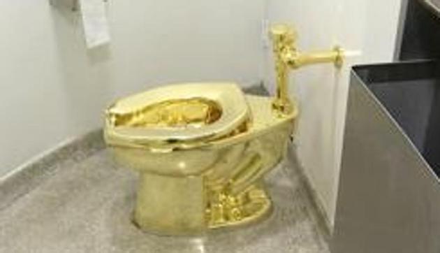 Thieves have stolen the solid gold toilet worth up to 1 million pounds from Blenheim Palace. (AP Photo) Thieves have stolen the solid gold toilet worth up to 1 million pounds from Blenheim Palace. (AP Photo)