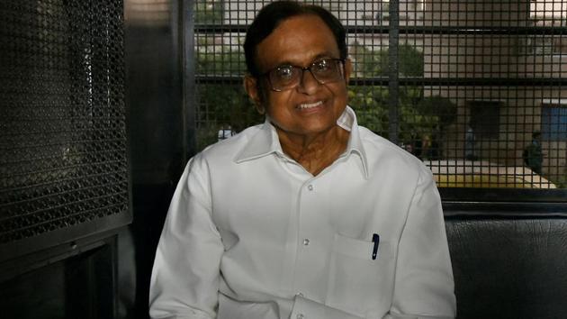 Former union minister P Chidambaram(Amal KS/HT PHOTO)