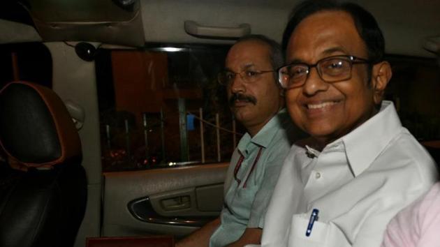 The ED has arrested former finance minister and Congress leader P Chidambaram under the Prevention of Money Laundering Act (PMLA), 2002.(Amal KS/HT Photo) The ED has arrested former finance minister and Congress leader P Chidambaram under the Prevention of Money Laundering Act (PMLA), 2002.(Amal KS/HT Photo)